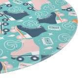 Skate der Retro-Roller: Vintage Kassette Schneidebrett (Ecke)