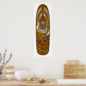 Skate der Werft "Tod von oben" Poster (Küche)