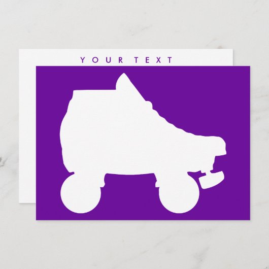 Skate Einladung (Vorne/Hinten)