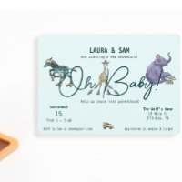 Skate Einladungen für Babydusche