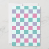 Skate Einladungen für Babydusche (Rückseite)