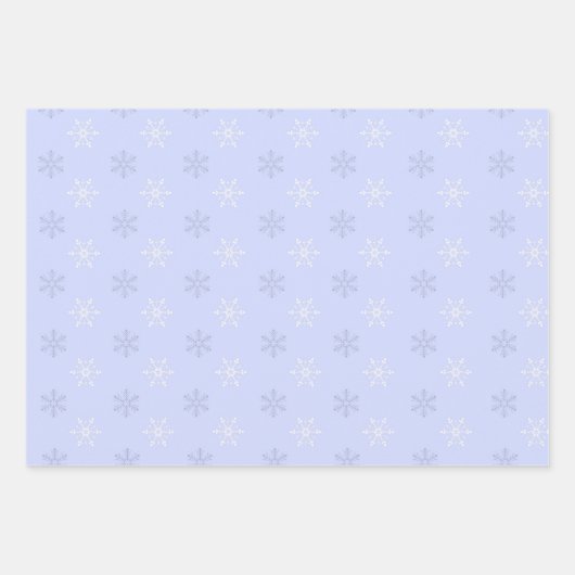 Skate Eis Schneeflocken Winter Wunderland Geschenk Geschenkpapier Set (Vorderseite 3)