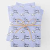 Skate Eis Schneeflocken Winter Wunderland Geschenk Geschenkpapier Set (Beispiel)