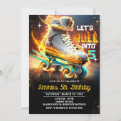 Skate-Feuerwehr-Einladung Einladung (Vorderseite)