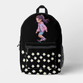 Skate Flow – Mit Stil Rollen Rucksack (Vorderseite)