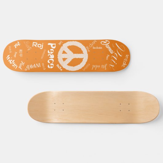 Skate for Peace Skateboard (Horizontal)