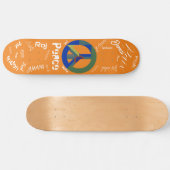 Skate for Peace Skateboard (Horizontal)