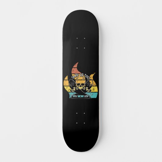 Skate für Flames zurückdrehen oder Die Skateboard (Vorderseite)