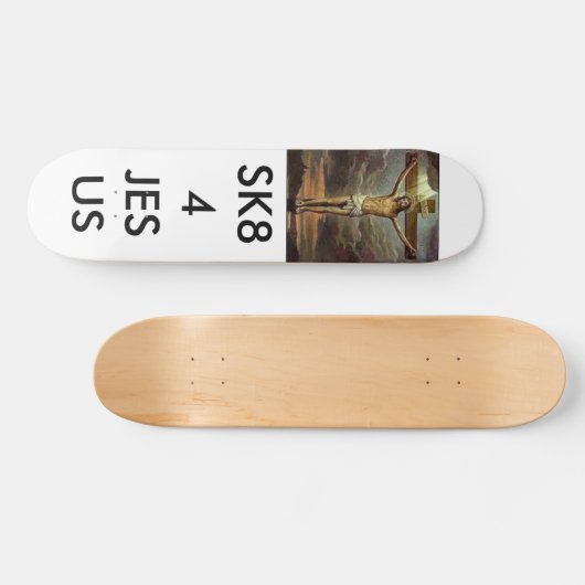 Skate für Jesus Skateboard (Horizontal)