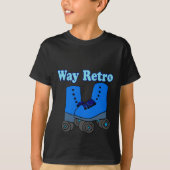 Skate für Retro-Roller T-Shirt (Vorderseite)