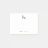 Skate für Rollen rückwärts mit eigenem Personalisi Post-it Klebezettel (Vorderseite)