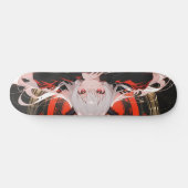 Skate garota de anime skateboard (Horizontal)