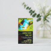 Skate-Geschäft PopArt Geschäfts-Karte Visitenkarte (Stehend Vorderseite)