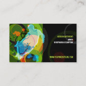 Skate-Geschäft PopArt Geschäfts-Karte Visitenkarte (Rückseite)