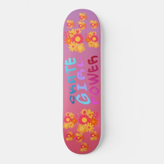 Skate Girl Power Skateboard (Vorderseite)