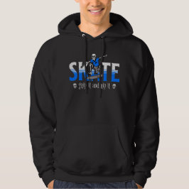 Skate greifen sie und reißen sie in Skeletton-Skat Hoodie