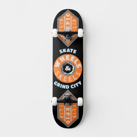 Skate Grind City Skateboard (Vorderseite)