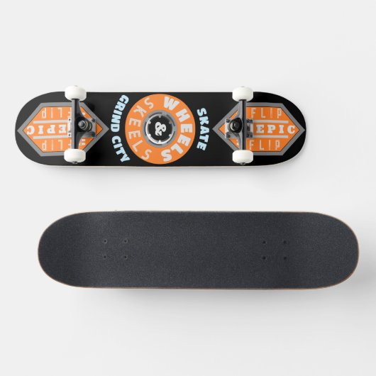 Skate Grind City Skateboard (Horizontal)