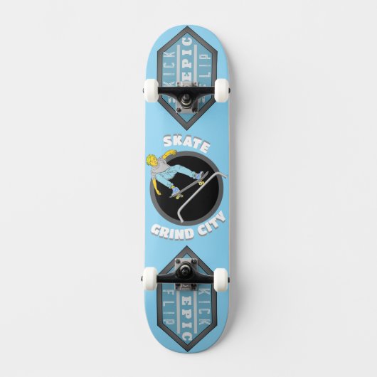 Skate Grind City Skateboard (Vorderseite)