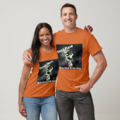 Skate Hard oder Go Zuhause Orange Skateboarding T  T-Shirt (Unisex)