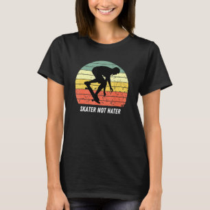 Skate hasst Pro-Skateboarder Sonnenuntergang Longb T-Shirt