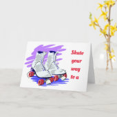 ***SKATE IHRES WEY*** AUF EINE SEHR GLÜCKLICHE GEB KARTE (Gelbe Blume)