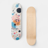 Skate in die Zukunft: Neon Pink Edition Skateboard (Vorderseite)