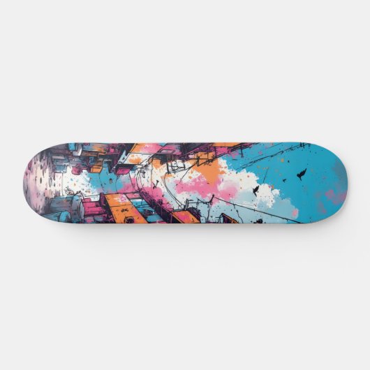 Skate in Style, Shine Bright Skateboard (Horizontal)