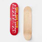 SKATE KEY Skateboard, 7¾ Zoll Deck Skateboard (Vorderseite)