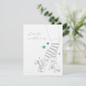 Skate Legs Aufforderungen Einladung (Stehend Vorderseite)