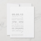 Skate Legs Aufforderungen Einladung (Rückseite)