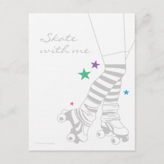 Skate Legs Aufforderungen Einladung