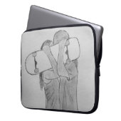 Skate Liebe Laptopschutzhülle (Vorderseite Links)