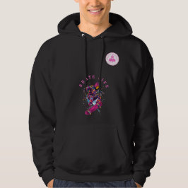 Skate Life Pink Happy Hoodie
