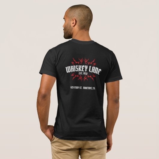 Skate-Logo-T - Shirt für Whiskey-Tastenkombination (Schwarz voll)