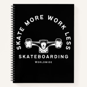 Skate mehr Arbeit weniger Kostenvoranschlag für Sk Notizblock