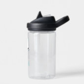 Skate mit blauer Abbildung Personalisiert Trinkflasche (Links)