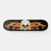 Skate mit Fanged Skull Skateboard (Horizontal)