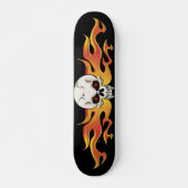 Skate mit Fanged Skull Skateboard (Vorne)