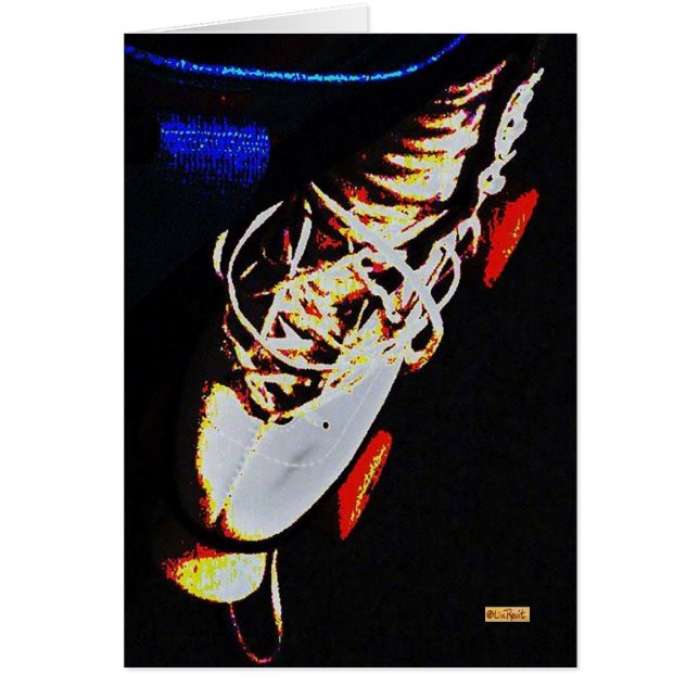 Skate mit orange Rädern (Vorne)