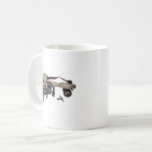 Skate mit Schlüsselrolle Kaffeetasse (Vorderseite Links)