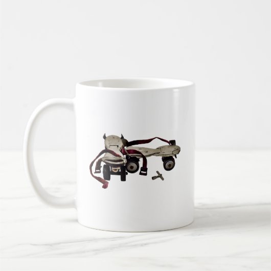 Skate mit Schlüsselrolle Kaffeetasse (Links)