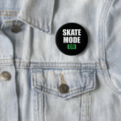 Skate-Modus Lustiger Power-Button Skateboarding Button (Beispiel)