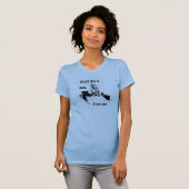 Skate mögen eine Mädchenbehälterspitze T-Shirt (Vorne ganz)