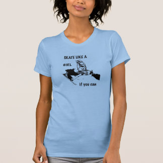 Skate mögen eine Mädchenbehälterspitze T-Shirt