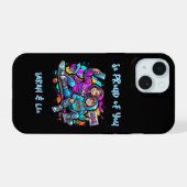  Skate Mom & Son | Glossy Tough iPhone Case 15 Hülle (Rückseite (Horizontal))