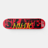 SKATE MUSIC Skateboard, 7¾ Zoll Deck Skateboard (Horizontal)