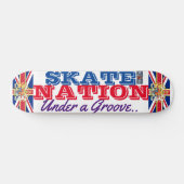 SKATE NATION Unter einem Groove UK Skateboard (Horizontal)