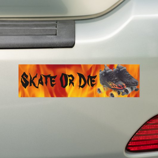 Skate oder die Autoaufkleber (rollerskates) (Auf Auto)