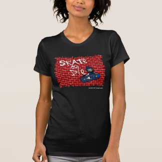 Skate oder Die Damen: Zwei Schere (Angepasst) T-Shirt